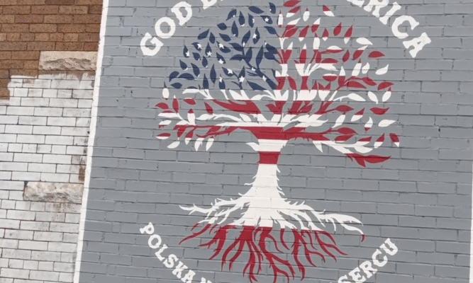 Polish sign, Maspeth, Queens