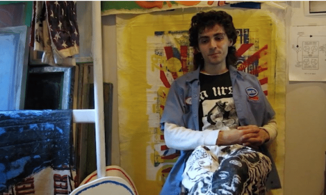 Bobby Sucemo, in his East Village Studio