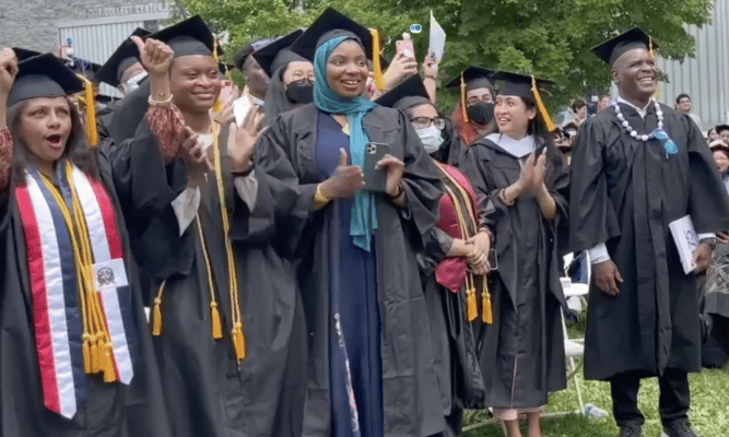Graduates at The City College of New York