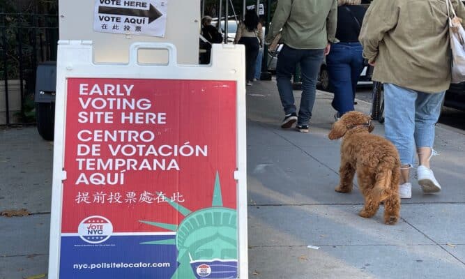 Early Voting in Soho