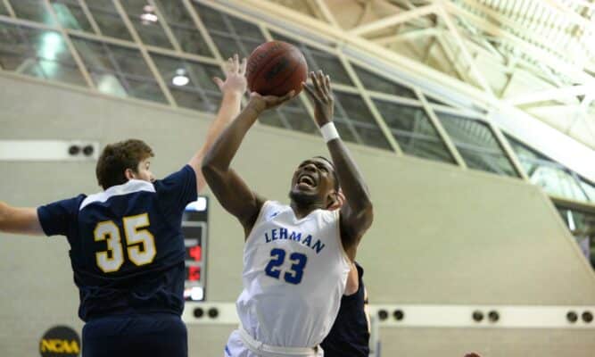 Photo of Isaiah Geathers, #23 of the Lehman Lightning.