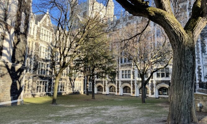 Shepard hall one of the oldest buildings on the City College campus.
