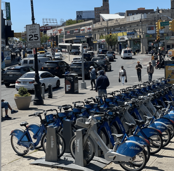 Citi Bikes on Fordham Road