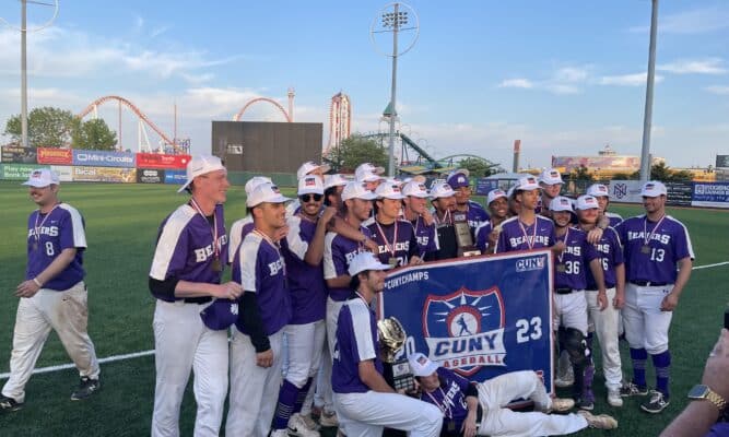 Winning City College Baseball Team